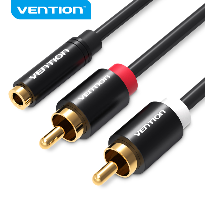 Genius Home Cinema - Vention ジャック 3.5mm メス - 2RCA