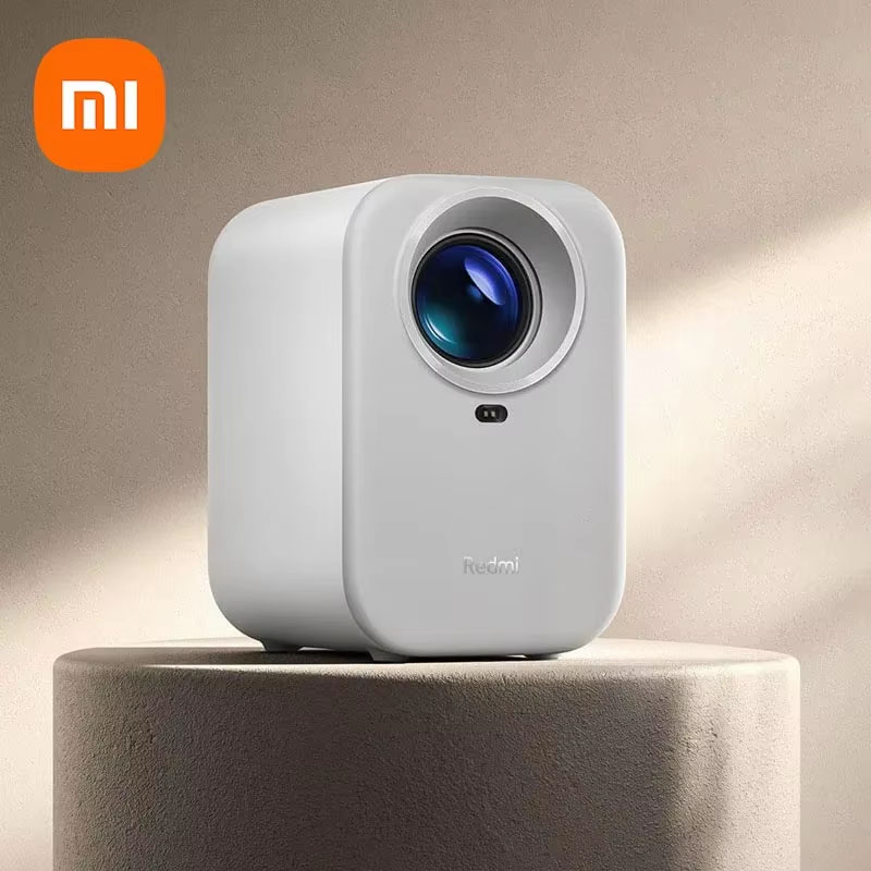 Home Cinema Projector Xiaomi - Xiaomi-Redmi Liteプロジェクター,Bluetoothスピーカー,スマート,ミニ,HD 1080p互換,オートフォーカス,ホームシネマ対応