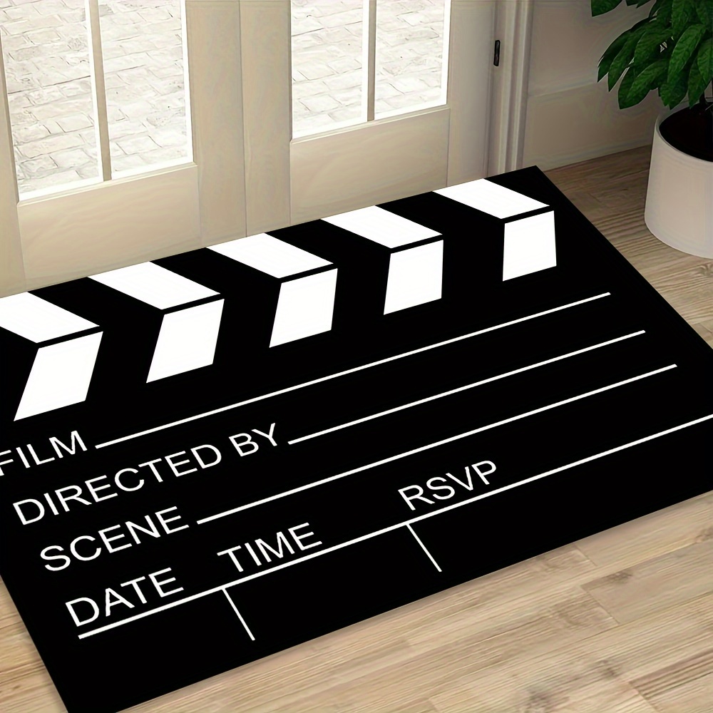 Home Cinema Equipment - VIKAMA フィルムディレクターズクラッパーボード クリエイティブラグ リビングルーム スタディ ホームシアター