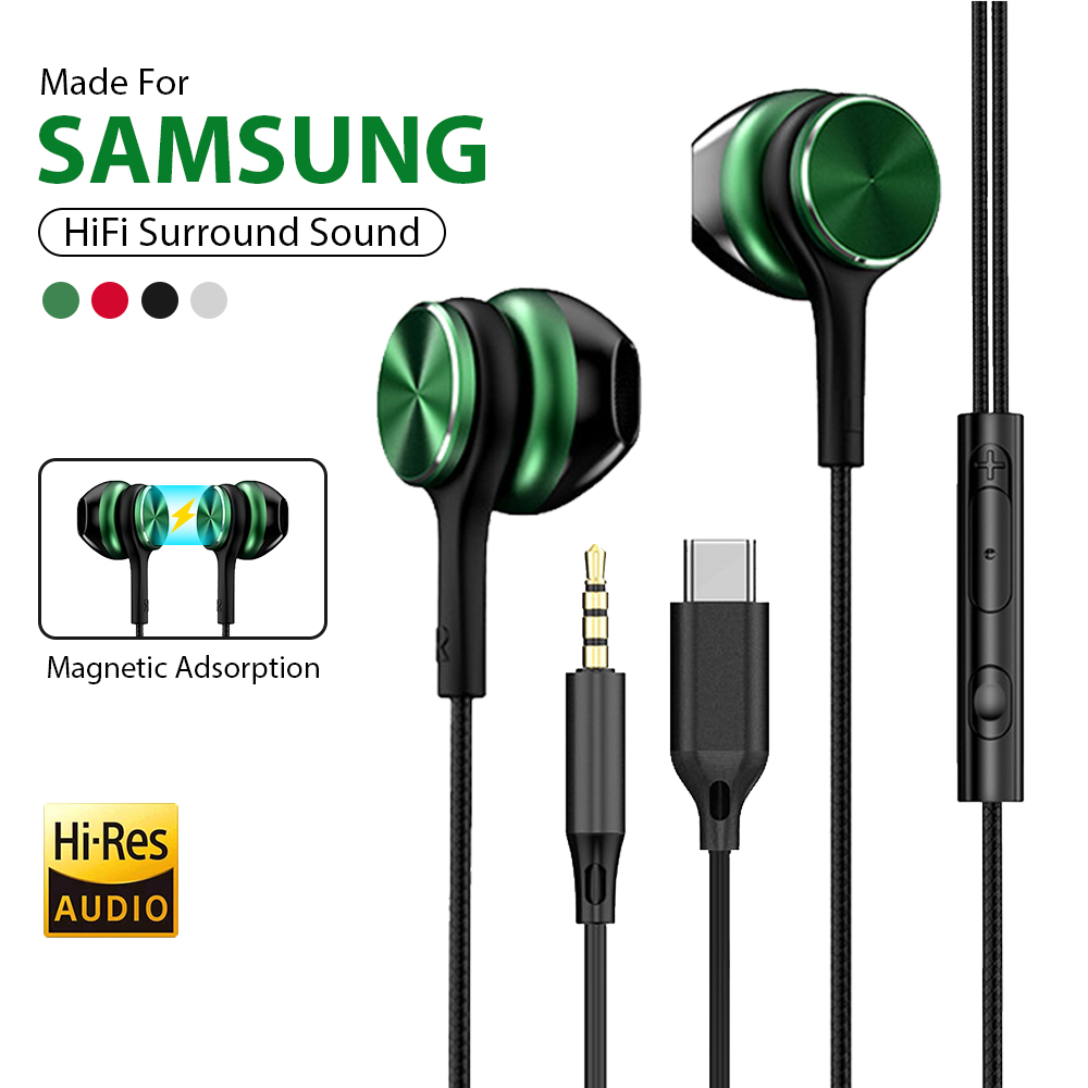 Home Cinema Amazon - Type C 有線ヘッドホン HiFi ステレオ ボリュームコントロール