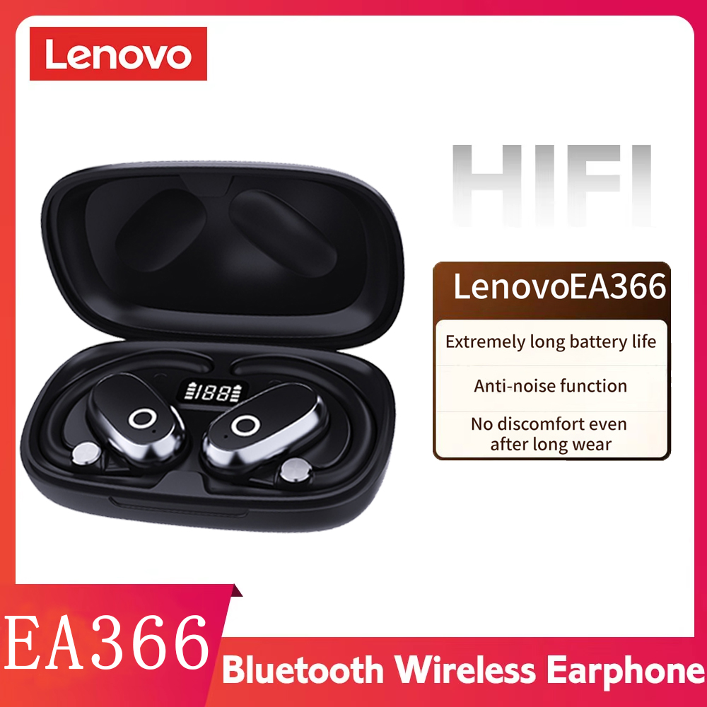 Home Cinema Amazon - Lenovo EA366 オープンイヤー ワイヤレスヘッドホン Hi-Res SBC対応