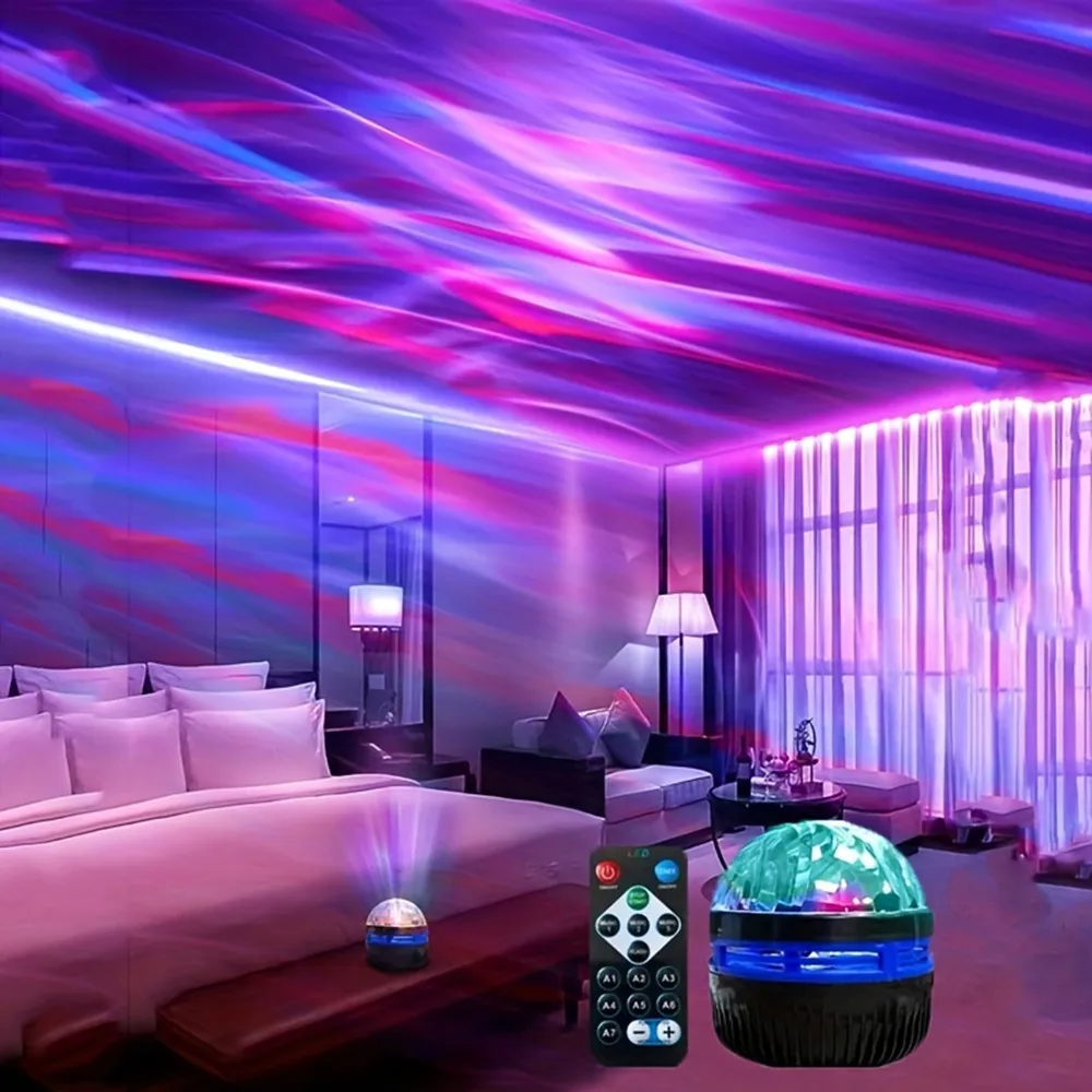 Home Cinema Led Projector - LED 星空プロジェクター オーロラ USB リモコン RGB