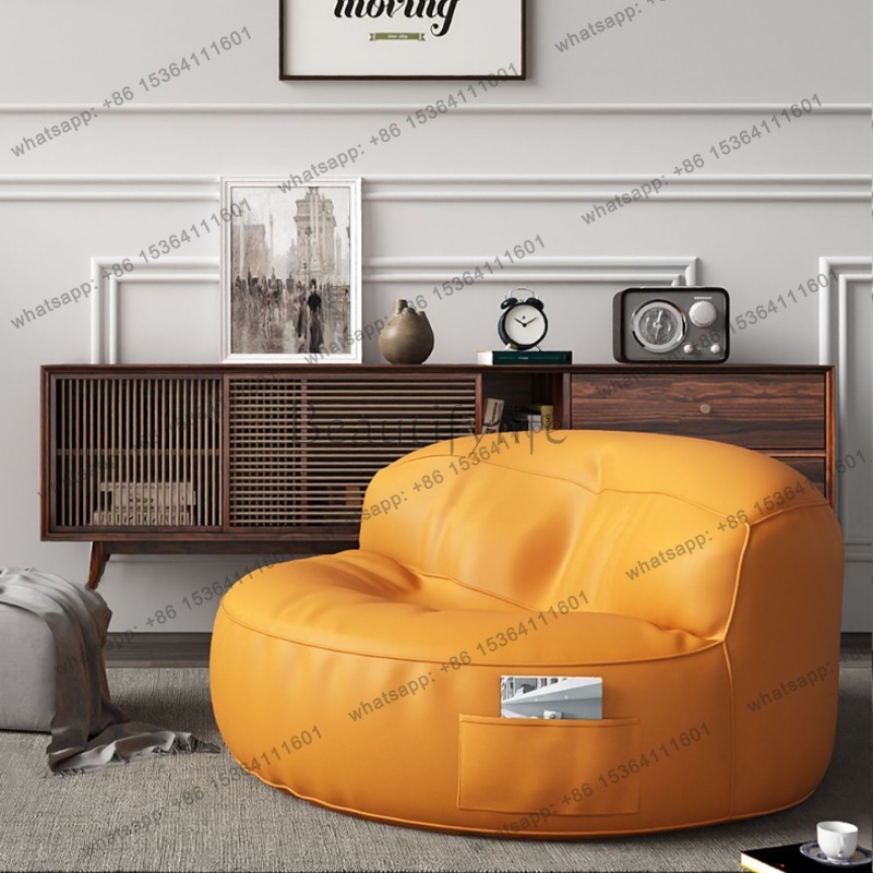 Home Cinema For Small Room - ヴィンテージクリスマスリビングルームソファリラックスシネマ高品質ライト高級ビーンバッグソファ小家族ラウンドムエブル家具