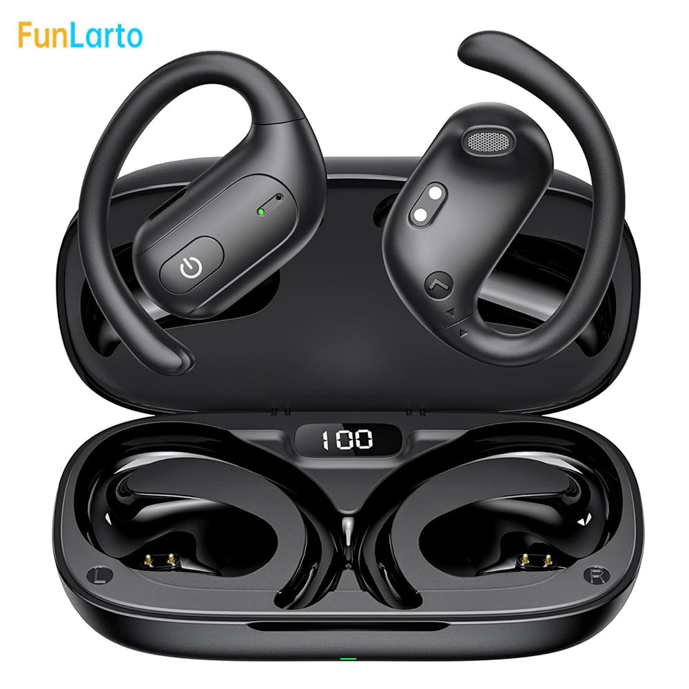 Home Cinema Amazon - オープンイヤーワイヤレスランニングヘッドセット、ランナー用Bluetoothイヤホン、優れたサウンド、安全なフィット感、超快適