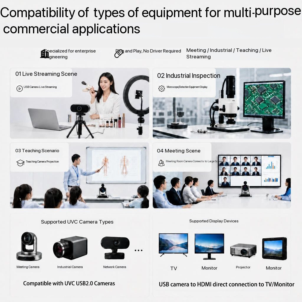 1080P UVC USBカメラ-HDMIビデオコンバーター - Home Cinema Usb のレビューと価格