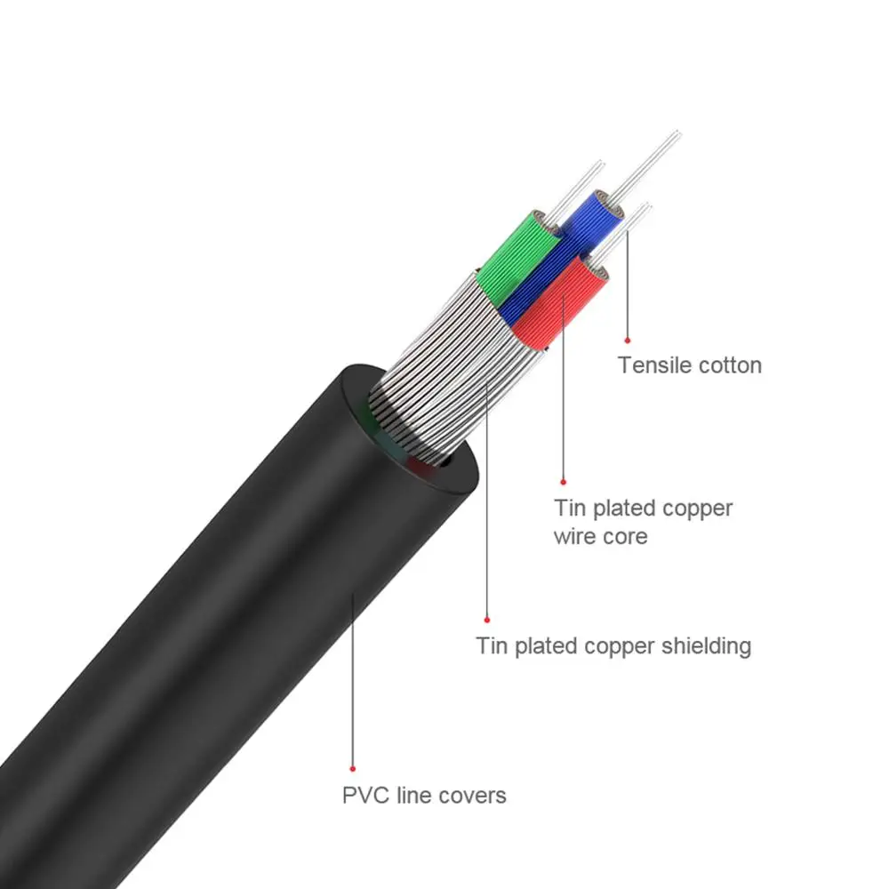 QGeeM RCAケーブル 2RCA-3.5mmオーディオケ - Genius Home Cinema のレビューと価格
