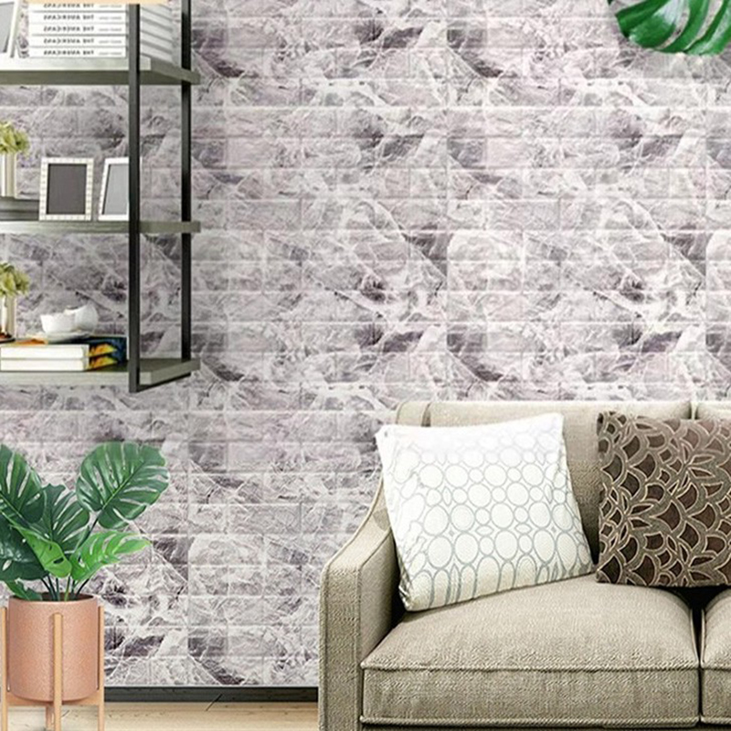 3Dレンガの壁のステッカー,防水フォームの装飾壁紙,テレビの - Home Cinema Wallpaper のレビューと価格