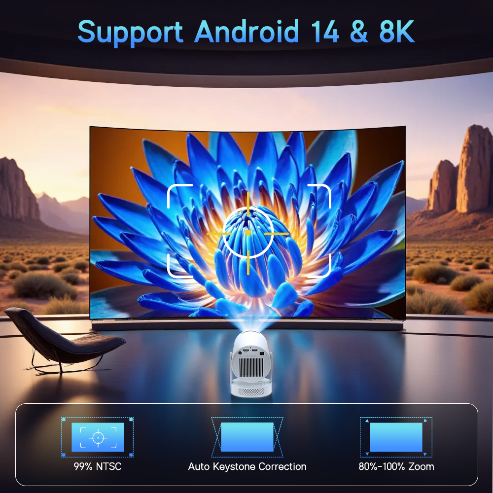 Magcubic Android 14 ネイティブ1080P - Home Cinema Night のレビューと価格