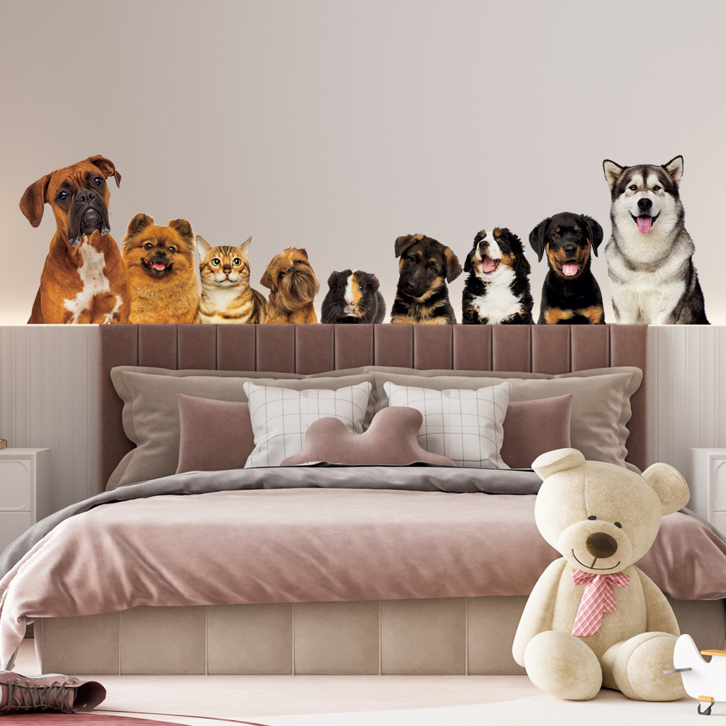 かわいい猫と犬のウォールステッカー,家の装飾,壁紙,楽しい, - Home Cinema Wallpaper のレビューと価格