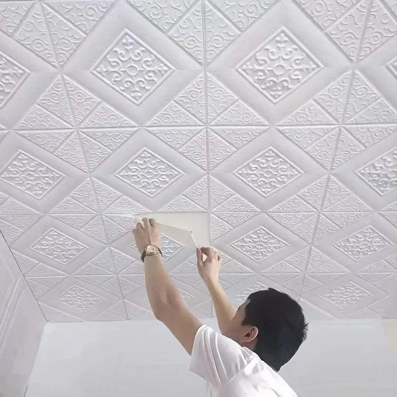 10-30Pc 35X35cm 模造レンガ壁紙自己粘着防水防 - Home Cinema Wallpaper のレビューと価格
