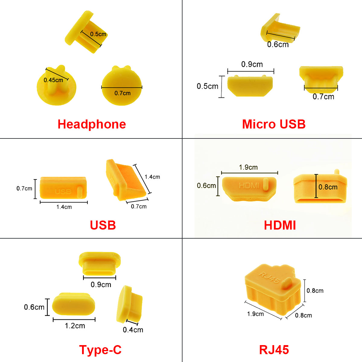 JCD 10 個シリコン Type-C マイクロ USB ダ - Home Cinema Usb のレビューと価格
