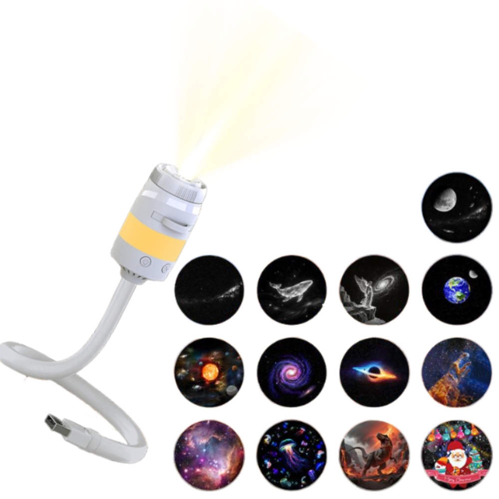 USBギャラクシープロジェクターナイトライト360 °    - Home Cinema Led Projector のレビューと価格