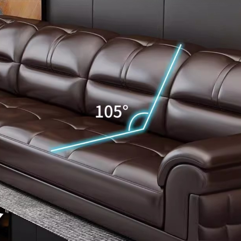 本革製の小さなアパート用ソファ 高級アパート用ソファ 映画館 - Home Cinema For Small Room のレビューと価格
