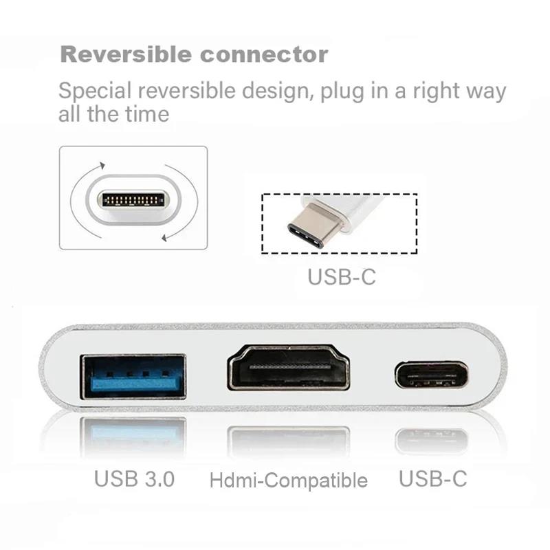 USB-C to HDMI対応 3in1ケーブルコンバーター - Home Cinema Usb のレビューと価格
