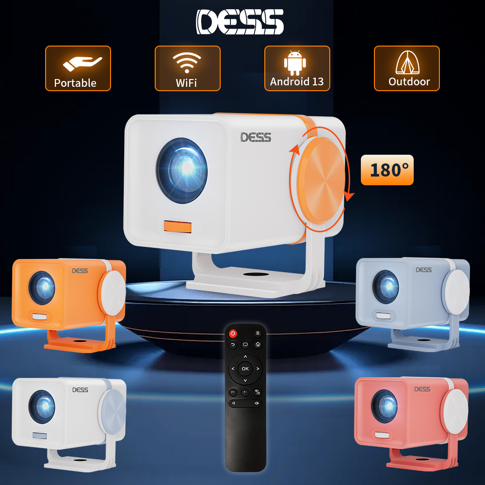 DESSプロジェクター Android 13 デュアルバンド - Home Cinema Night のレビューと価格