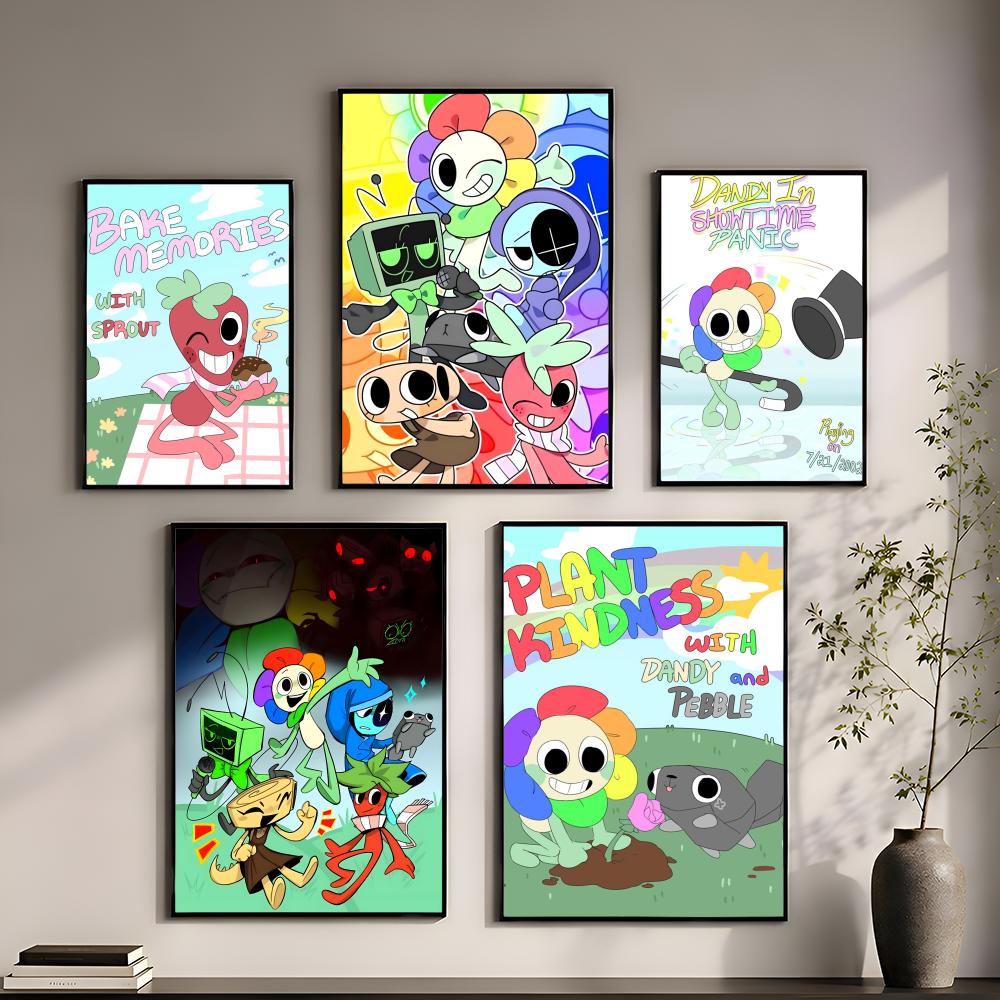 ゲーム D-Dandys ワールド ポスター 完璧なステッカ - Home Cinema Wallpaper のレビューと価格