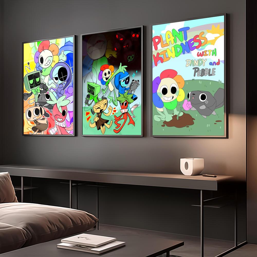 ゲーム D-Dandys ワールド ポスター 完璧なステッカ - Home Cinema Wallpaper のレビューと価格