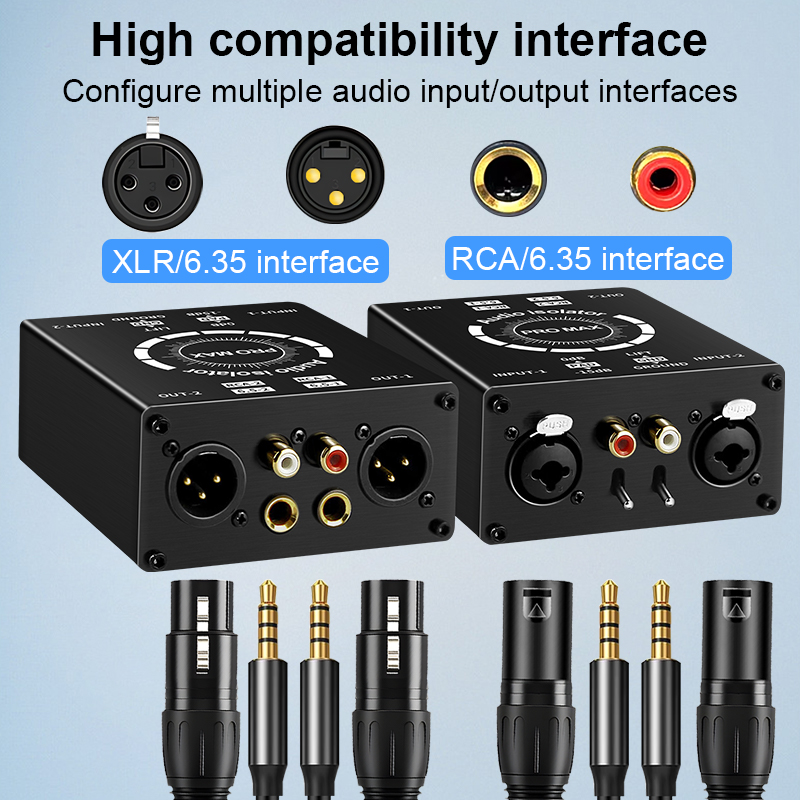 3ピン XLR/RCA/TS/TRS グランドループノイズア - Home Cinema Equipment のレビューと価格