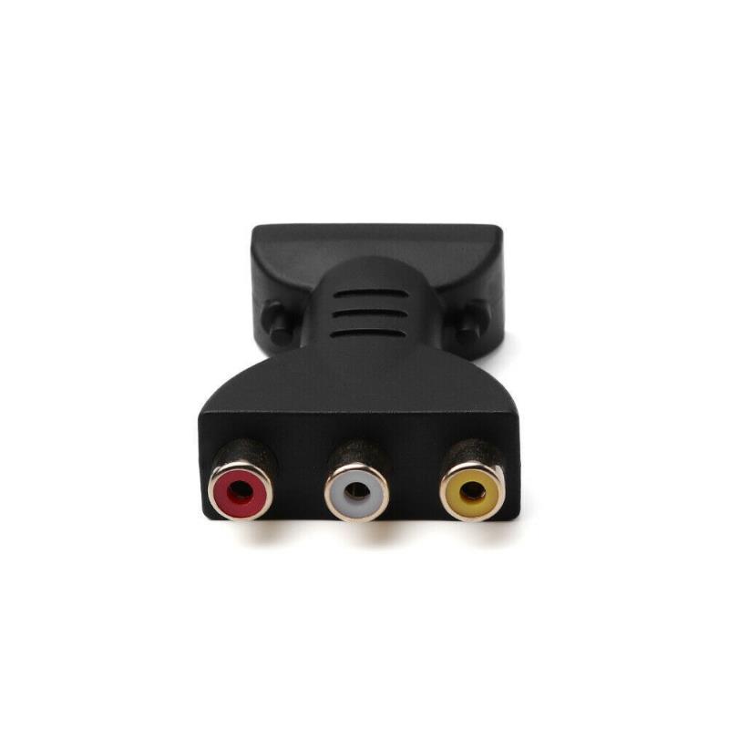 AV-HDTVコンポジットアダプター 3 RCA（赤、白、黄 - Home Cinema Player のレビューと価格