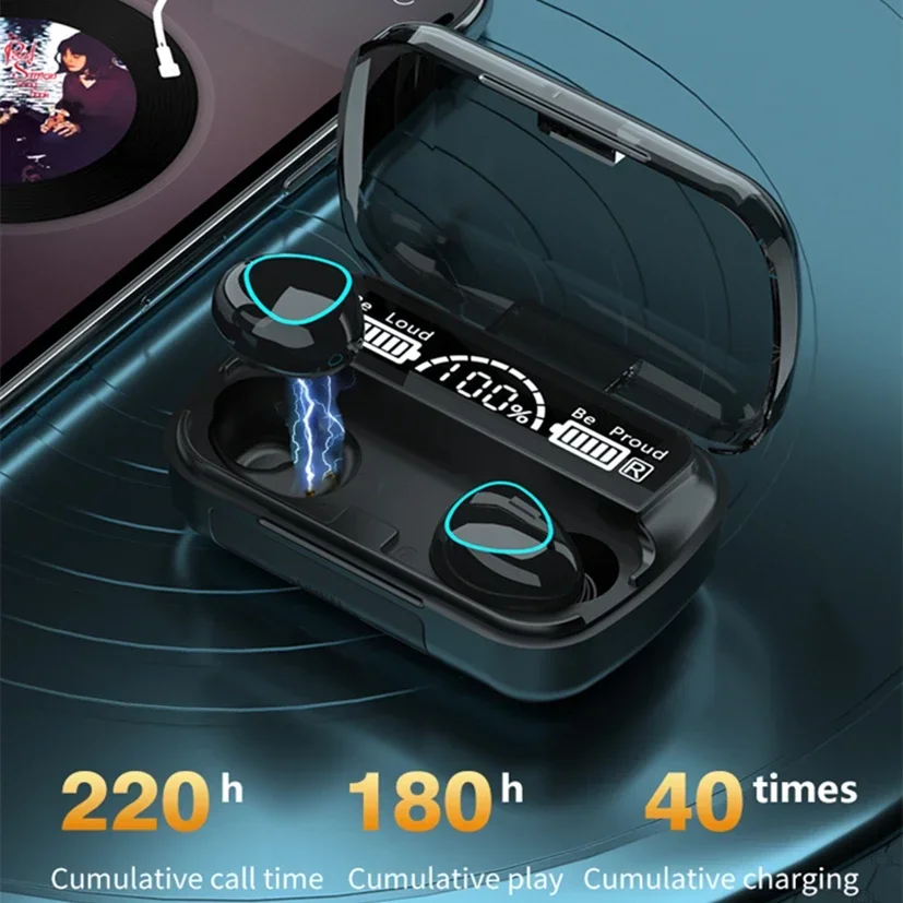 M10 TWS Bluetooth 5.3 ワイヤレス防水イ - Home Cinema Amazon のレビューと価格