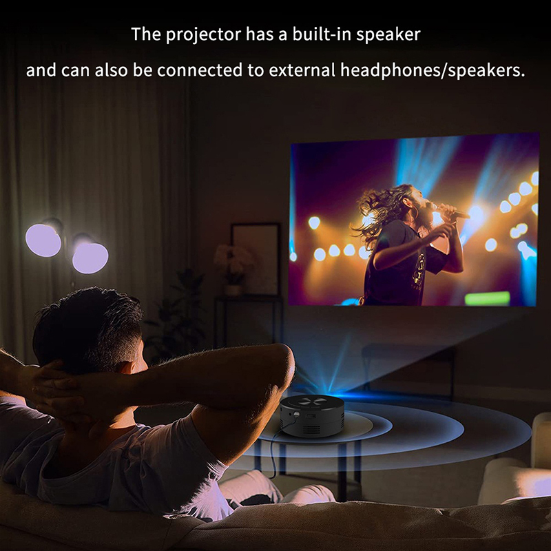 ポータブルミニHDプロジェクター,1920x1080p,ホー - Home Cinema Projector Xiaomi のレビューと価格