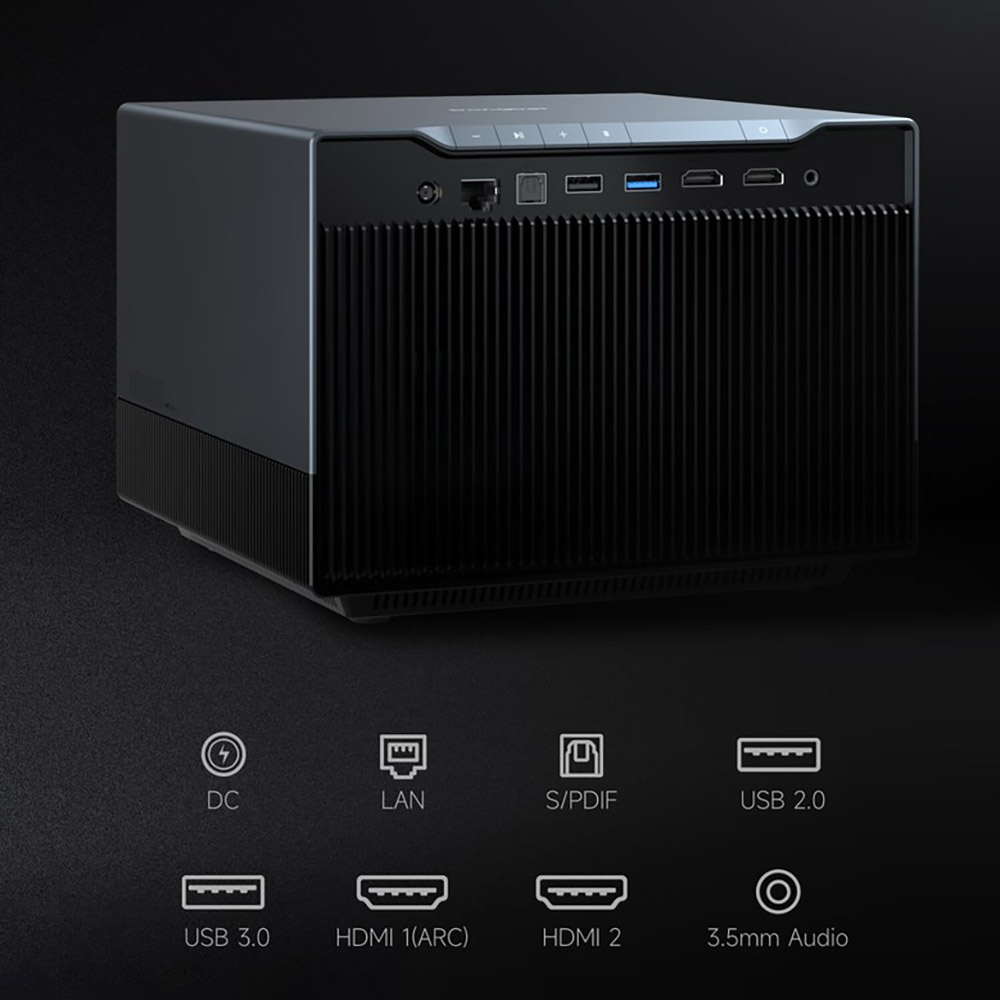 F6 プロジェクター 4K 最大8K 4 LED スマートホ - Home Cinema Led Projector のレビューと価格