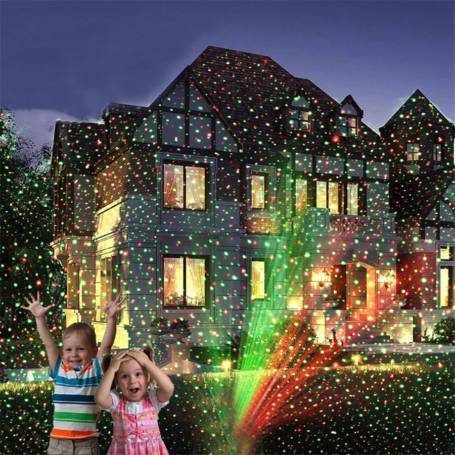 移動フルスカイスターレーザープロジェクターランプ屋外ガーデン - Home Cinema Led Projector のレビューと価格