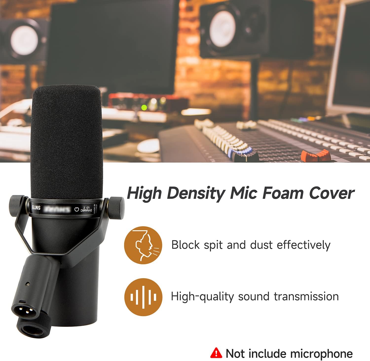 1PC/2PCS シュア SM7B マイク用フロントガラス  - Shure Mic Sm7B のレビューと価格