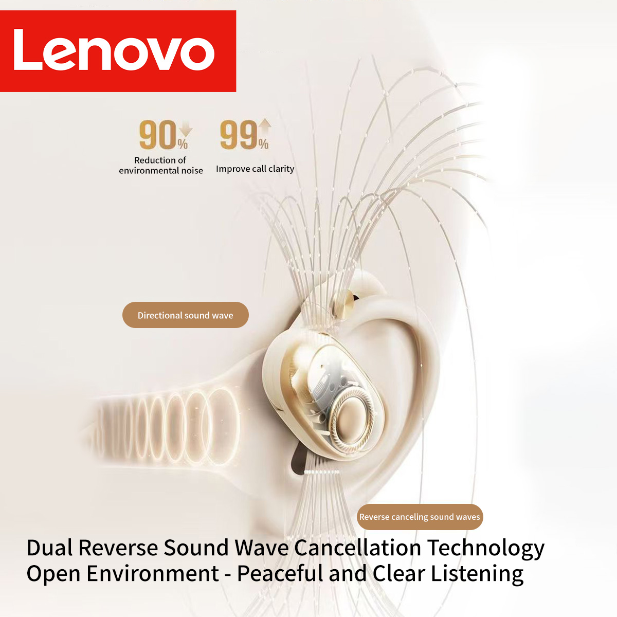Lenovo EA366 オープンイヤー ワイヤレスヘッドホ - Home Cinema Amazon のレビューと価格