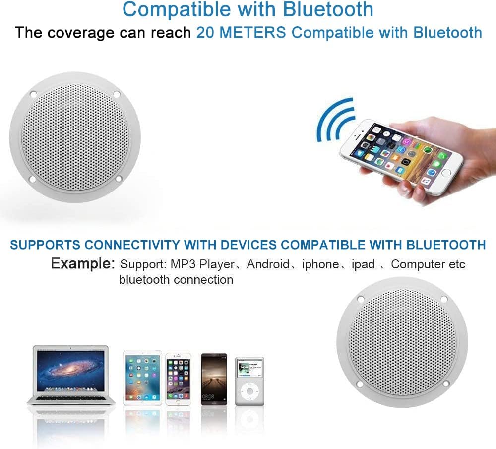 Herdio 4 インチ天井 Bluetooth スピーカー - Home Cinema Jbl のレビューと価格
