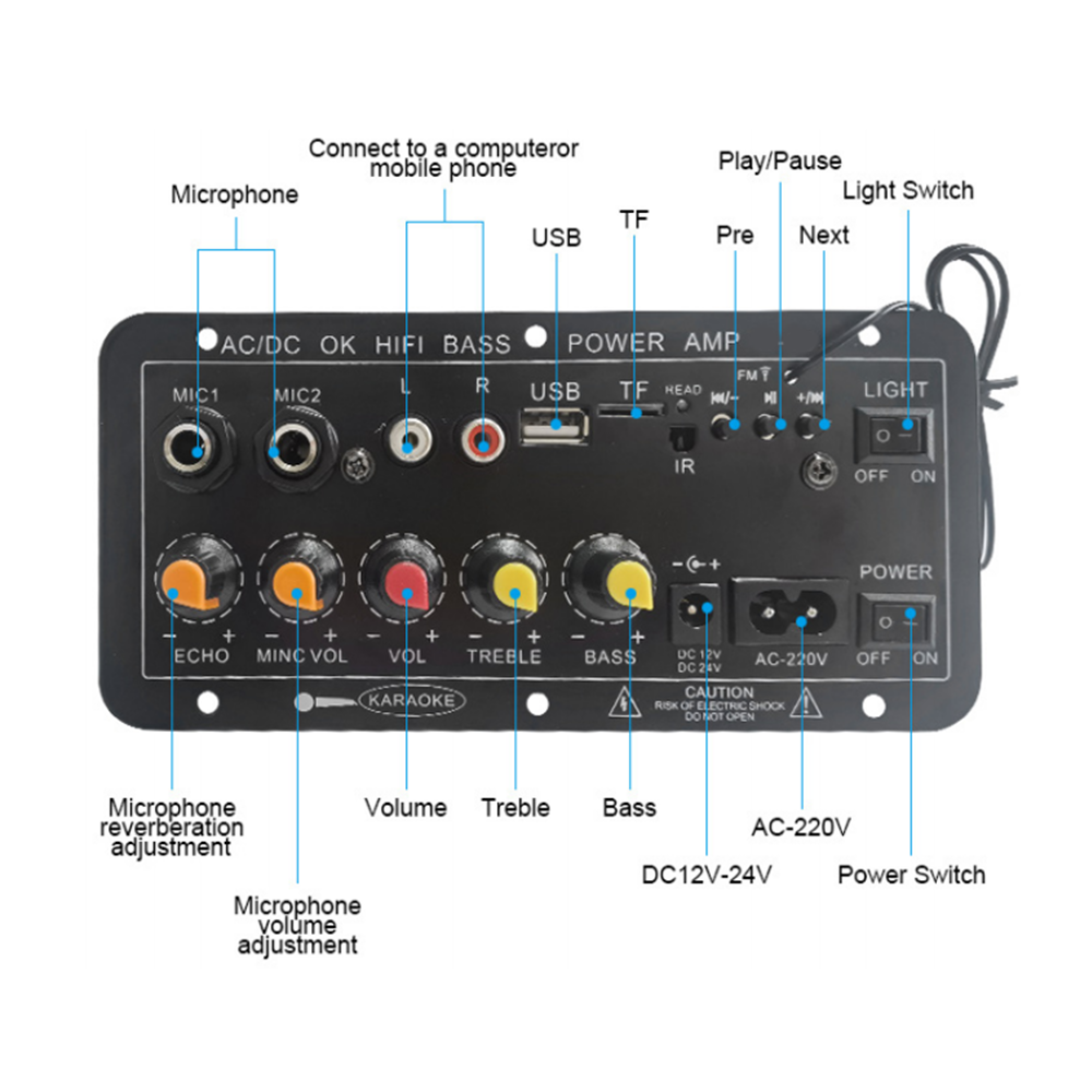 D10 デジタル Bluetooth アンプボード 110V - Home Cinema Equipment のレビューと価格