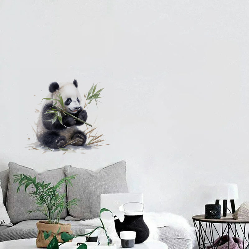 C76 #   水彩パンダウォールステッカー子供部屋の背景家 - Home Cinema Wallpaper のレビューと価格