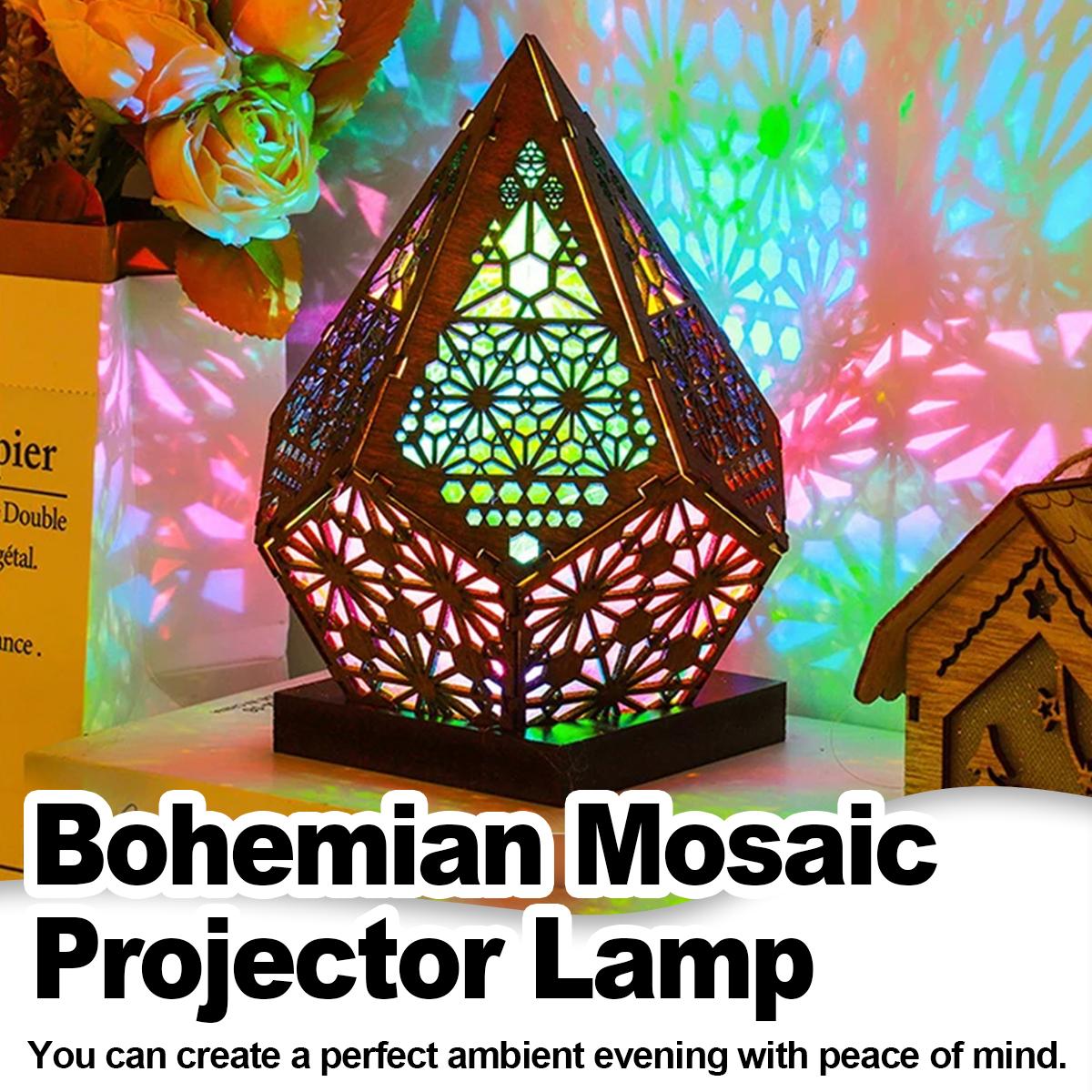Usbボヘミアンは投影テーブルランププロジェクターを導きまし - Home Cinema Led Projector のレビューと価格