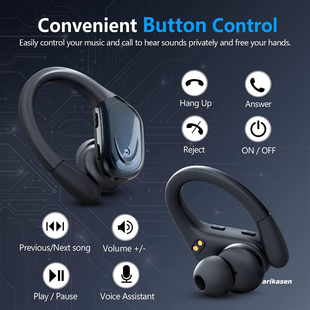 ワイヤレスイヤホン スポーツ Bluetooth 5.3 ヘ - Home Cinema Amazon のレビューと価格