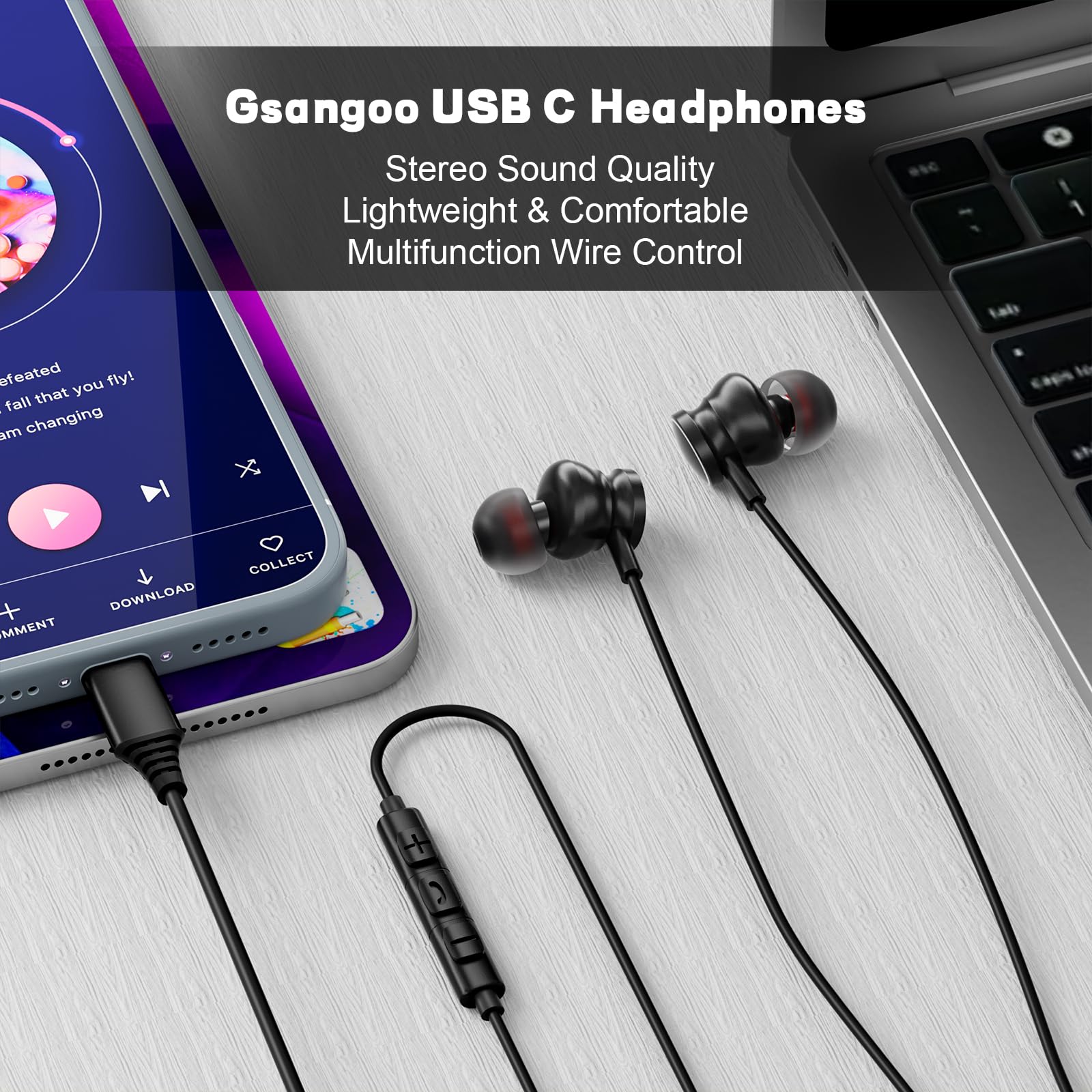 Type C 有線ヘッドホン 3.5mm HiFi ノイズキ - Home Cinema Amazon のレビューと価格