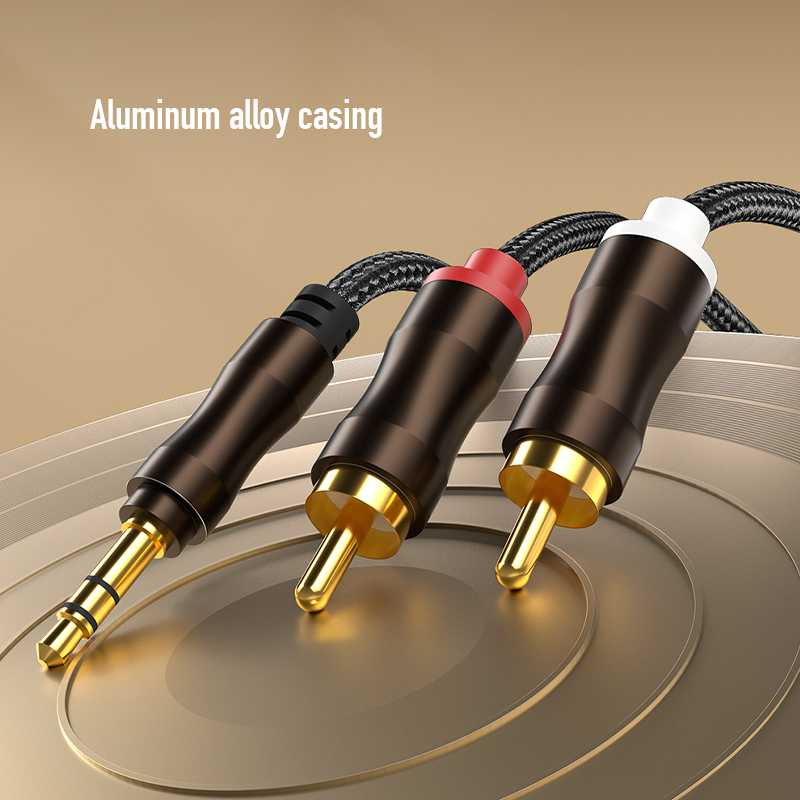 RCA-3.5mmジャックAUXオーディオケーブルHiFiス - Genius Home Cinema のレビューと価格
