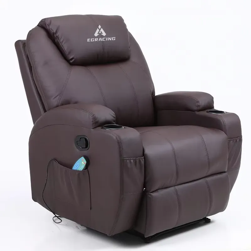 モダンな一人用リクライニングシネマチェア、合成皮革、伸縮式マ - Home Cinema For Small Room のレビューと価格
