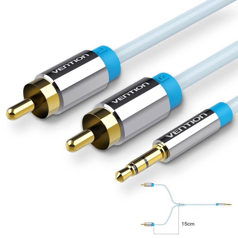Vention RCA ケーブル 3.5 に 2rca オー - Genius Home Cinema のレビューと価格